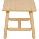 Holzhocker Garten Beistelltisch Gartentisch Kinderstuhl Allzweck Tannenholz Natur 50 x 50 x 48 cm