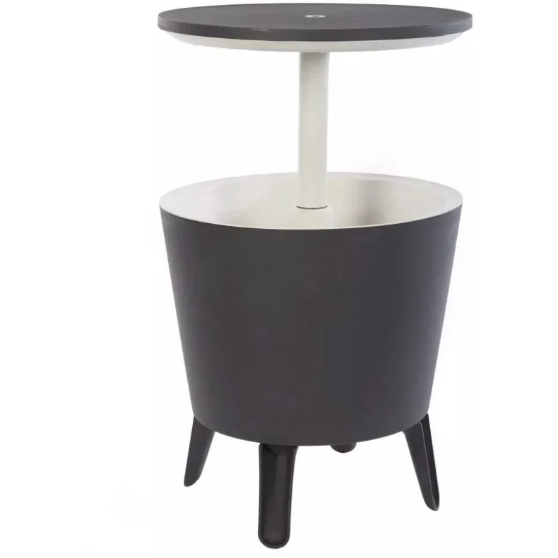 Getränkekühler - Anthrazit-weiß - Ø50 cm - 30L