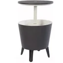 Getränkekühler - Anthrazit-weiß - Ø50 cm - 30L