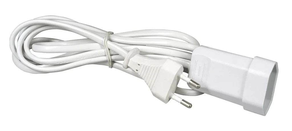 Verlängerungskabel mit Eurostecker und -kupplung - 5 Meter