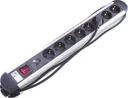 Aluminium Steckdosenleiste 6-fach