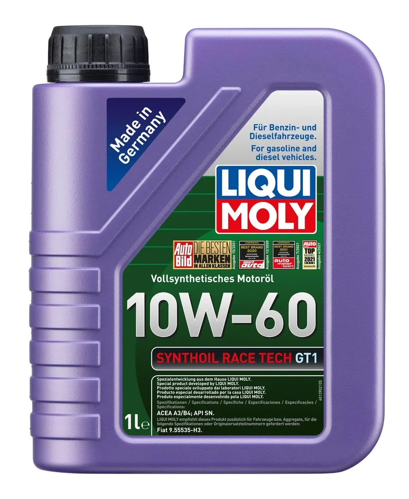 Synthoil Race Tech GT1 10W-60, 1 Liter