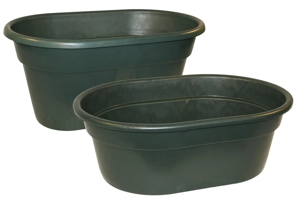 Weidetränke ca. 380 l, mit Ablaufstopfen, L 130 x B 85 x H 62 cm, Gewicht 15 kg