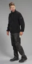 Fleecejacke, Farbe schwarz, Gr.M