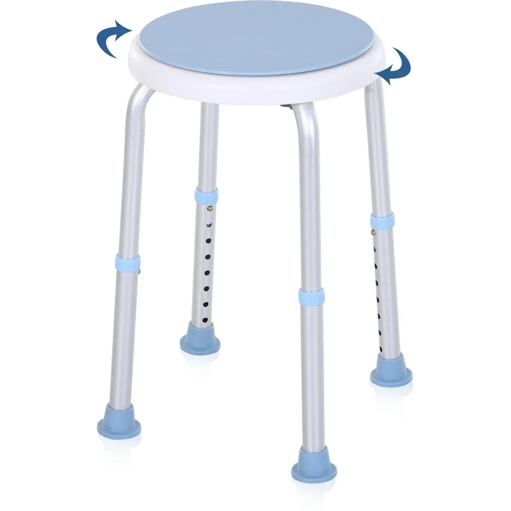 Badehocker mit drehbarem Sitz