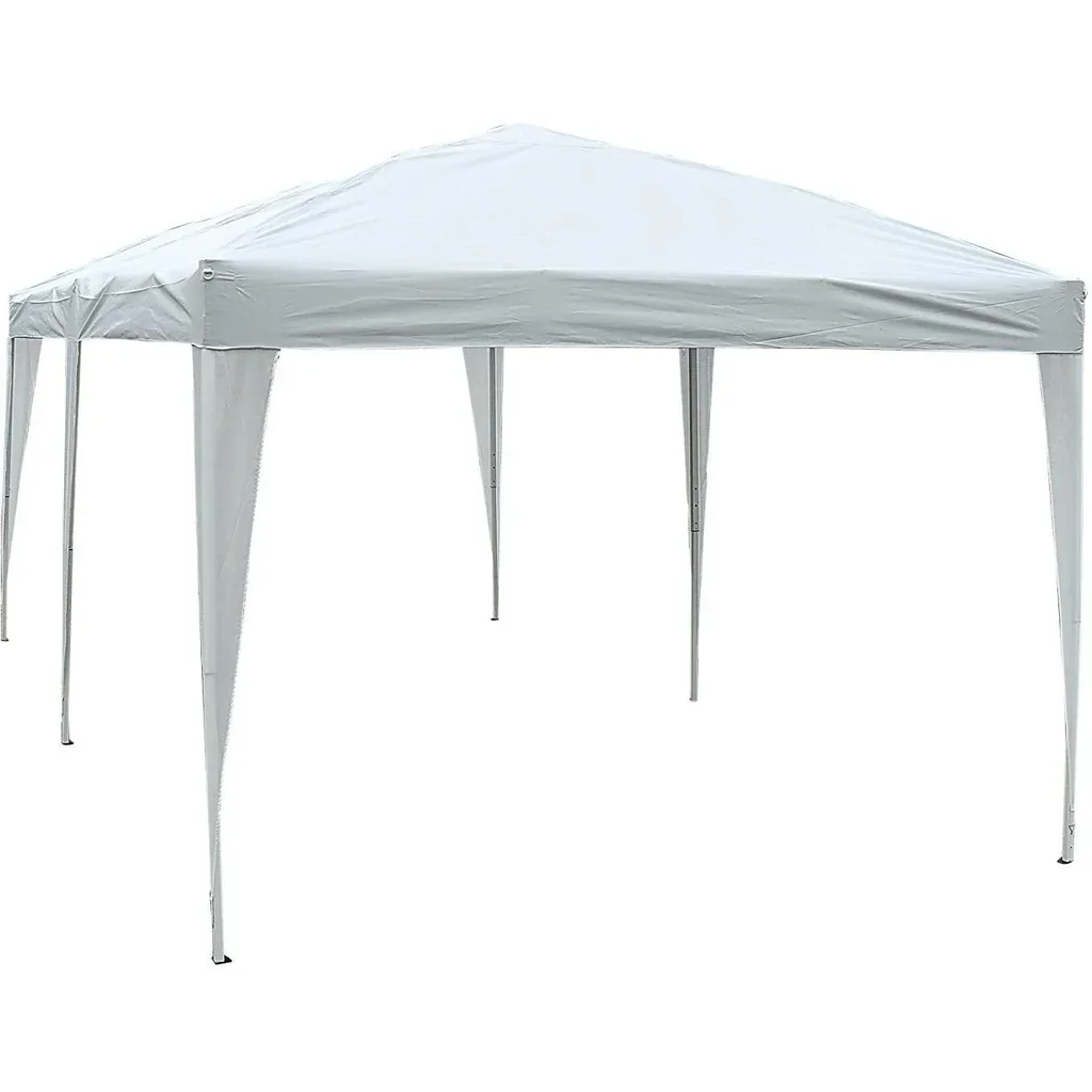 3x6m Faltpavillon Partyzelt Gartenzelt weiß faltbar