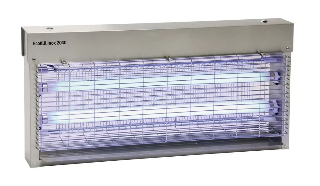 Elektrischer Fliegenvernichter "EcoKill Inox 2040" - 2 x 20 W
