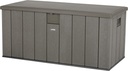 Lifetime Kissenbox 570 L Grau 150.7×71.9×69.1 cm – wetterfeste Auflagenbox aus HDPE