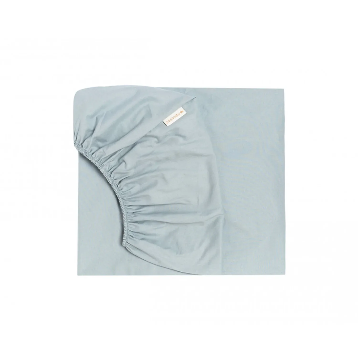 Nobodinoz Spannbettlaken, Bettlaken Babybett - Tibet, Soft blau