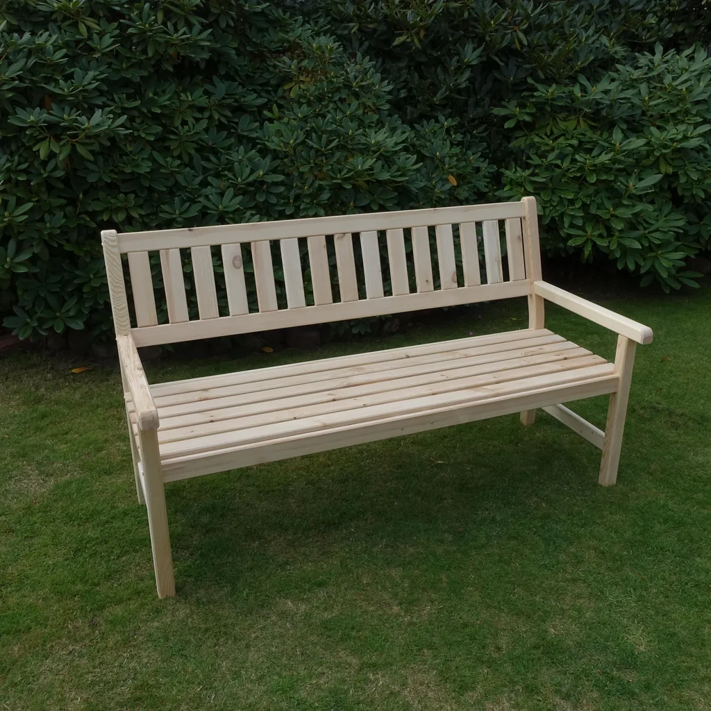 Gartenbank Johanna 3-Sitzer, natur