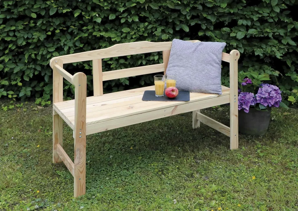 Friesenbank 2-Sitzer natur