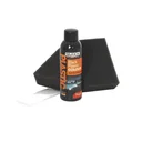 Schwarze Kunststofffarbe 75ml, 2 Spezialschwämme + 1 Paar Handschuhe