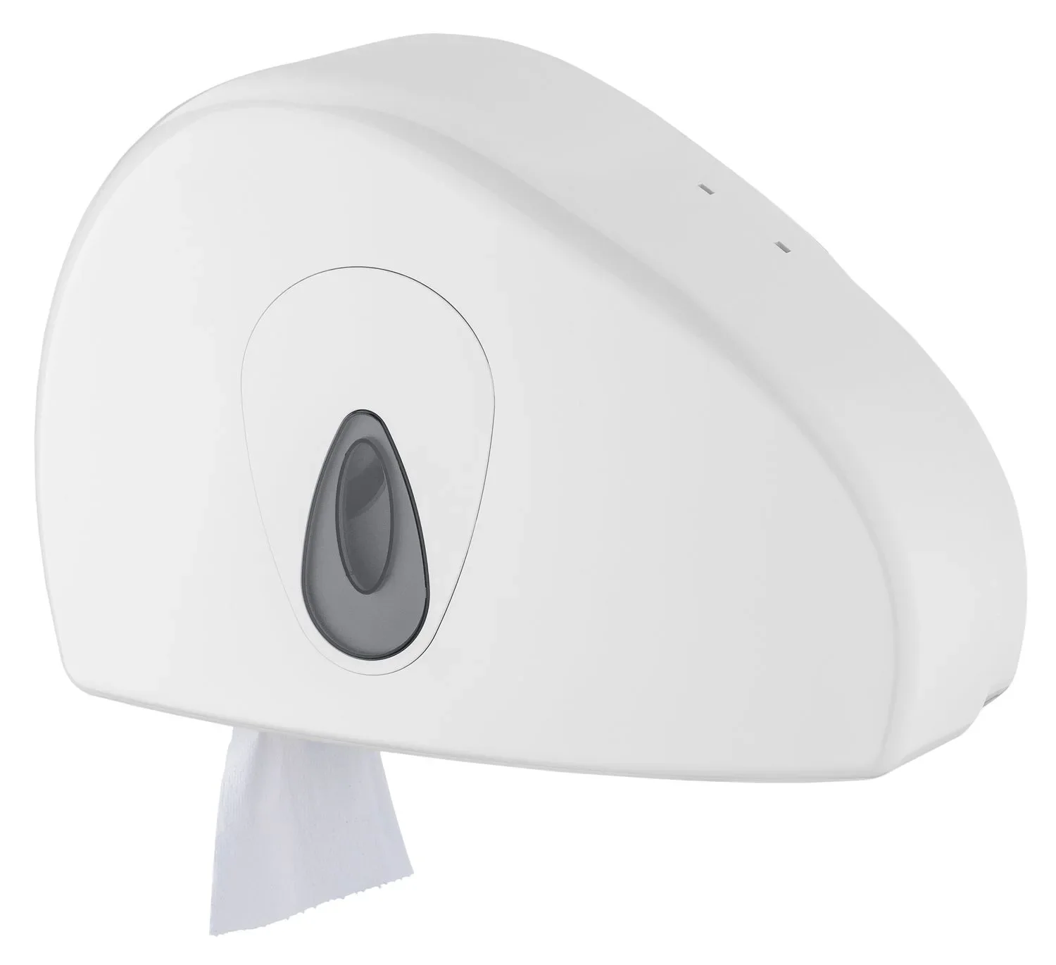 Toilettenpapierhalter, Klopapierhalter, Toilettenpapierspender - PQMiniSRJ, Großrollenspender mini, Restrolle Funktion, Kunststoff
