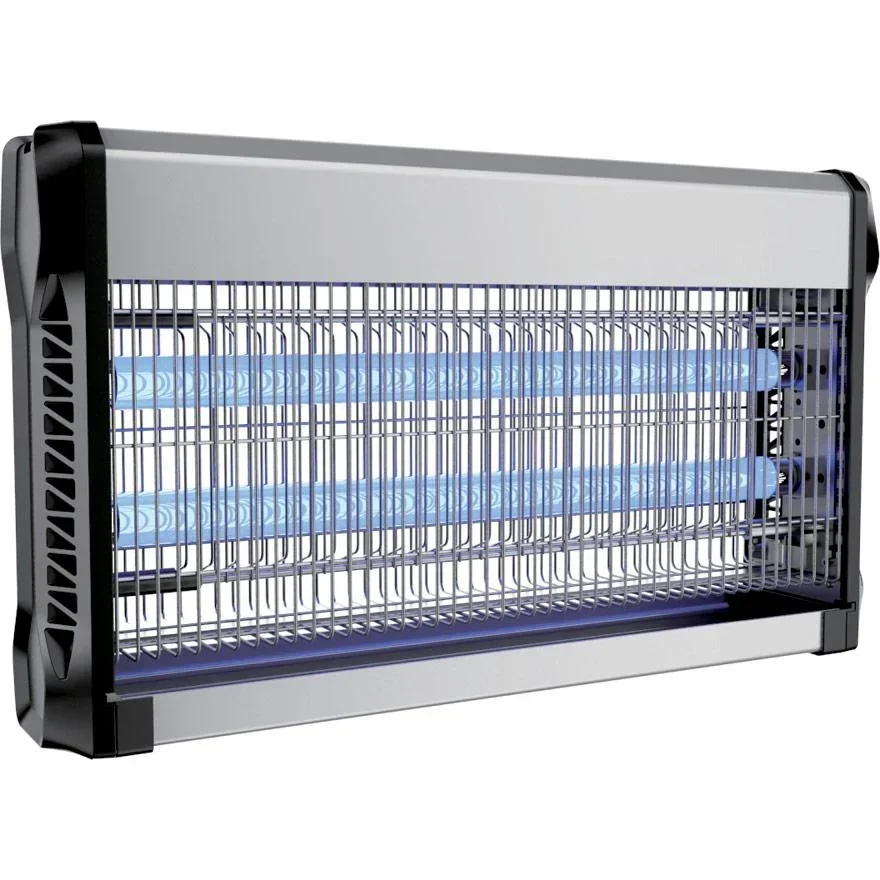 VT-3230 Insektenlampe - 2"15W - 100m Reichweite - UV-Licht - Grau