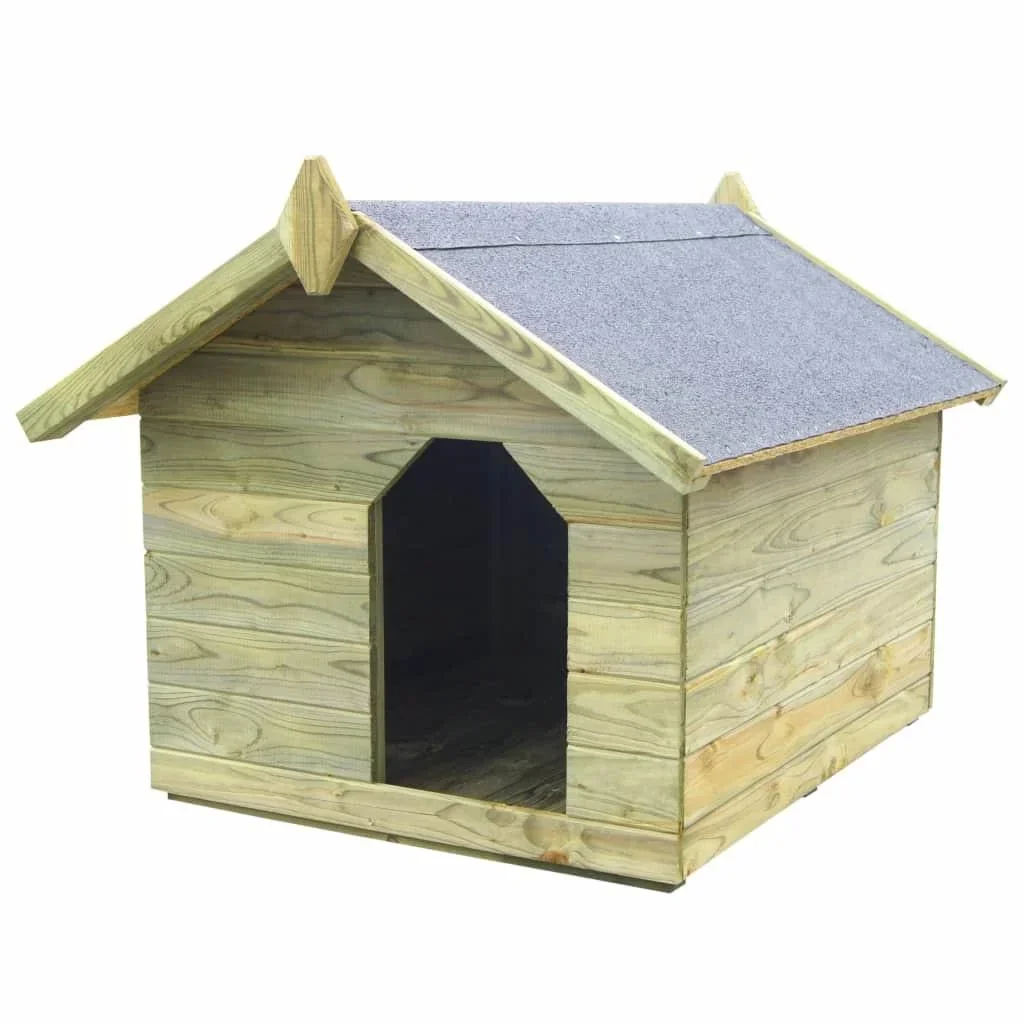 Hundehütte für Garten mit faltbarem Dach