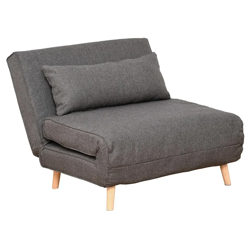 Einzelsofa Schlafsofa Sofabett Klappsofa verstellbar Rückenlehne Liege nordisch skandinavisch 25D Schaumstoff Haus Leine