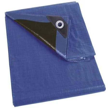 ABDECKPLANE - BLAU/SCHWARZ - SUPER STARK - 10 x 12 m