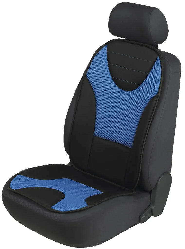 Autositzaufleger "Grafis", Schnittform Sao Paulo, blau