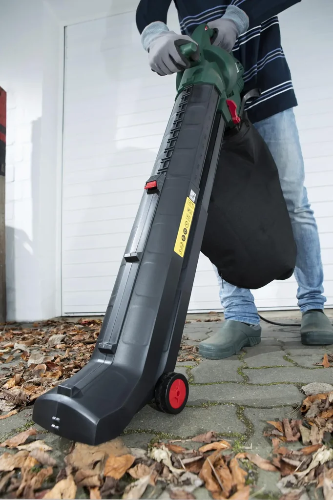 4 in 1 Elektro Laubsauger, 3000 Watt + Zusatz-Fangsack