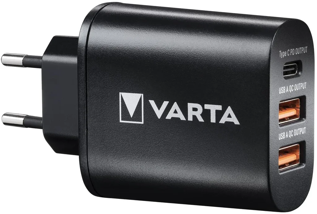 Wall Charger mit 2 x USB-A und 1 x USB-C PowerDevice