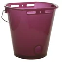 Kälber Tränkeeimer 8 l, beere transparent mit Skala