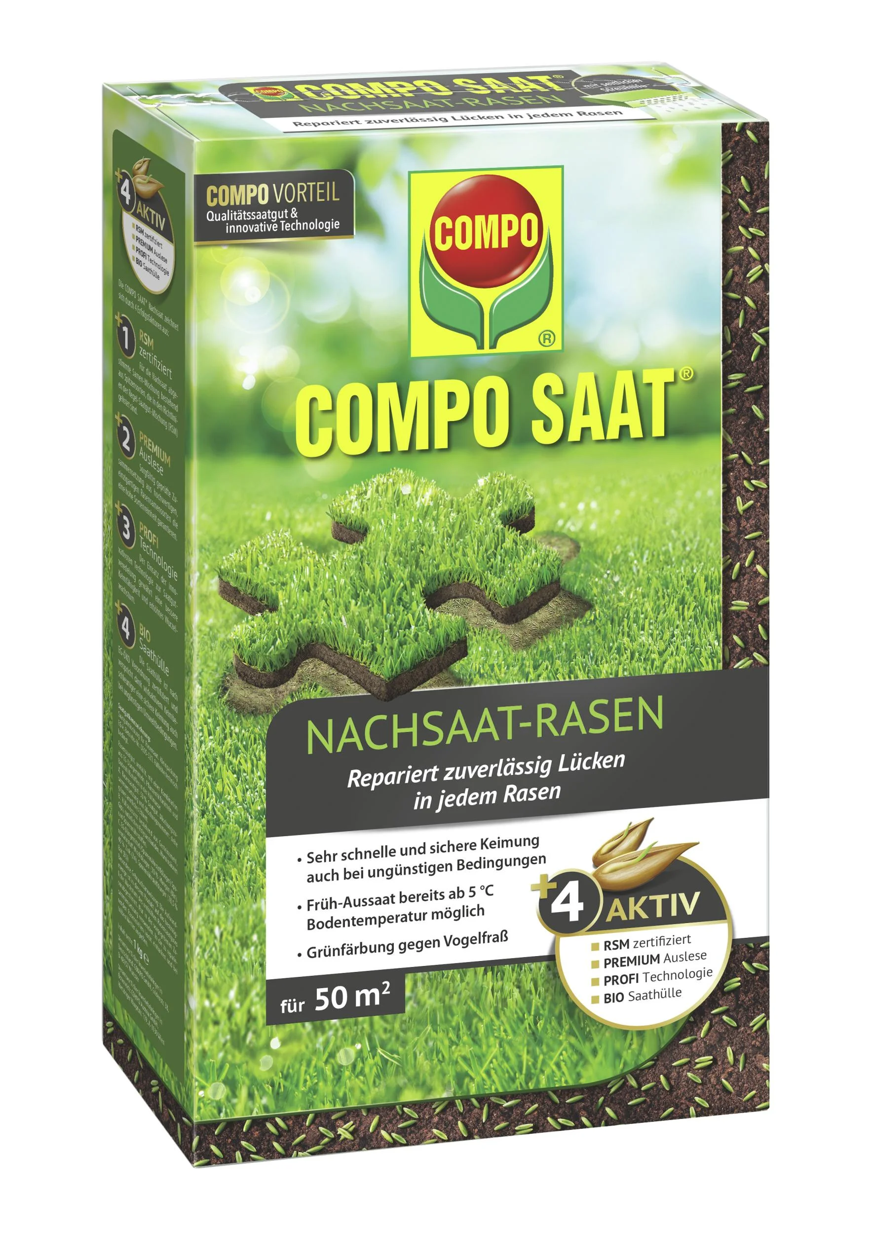 Nachsaat-Rasen - 1000 g, für 50 m²