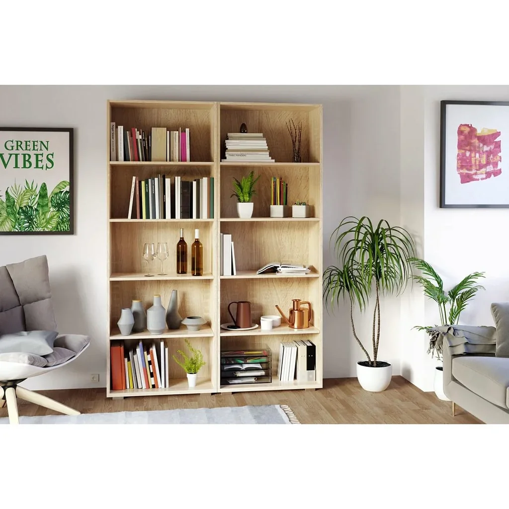 Bücherregal Vela - mit 5 Fächern - e