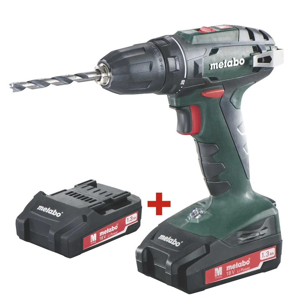 Akku Bohrschrauber BS 18 Li, 18 Volt, inklusive 2 Akkus 1,3 Ah