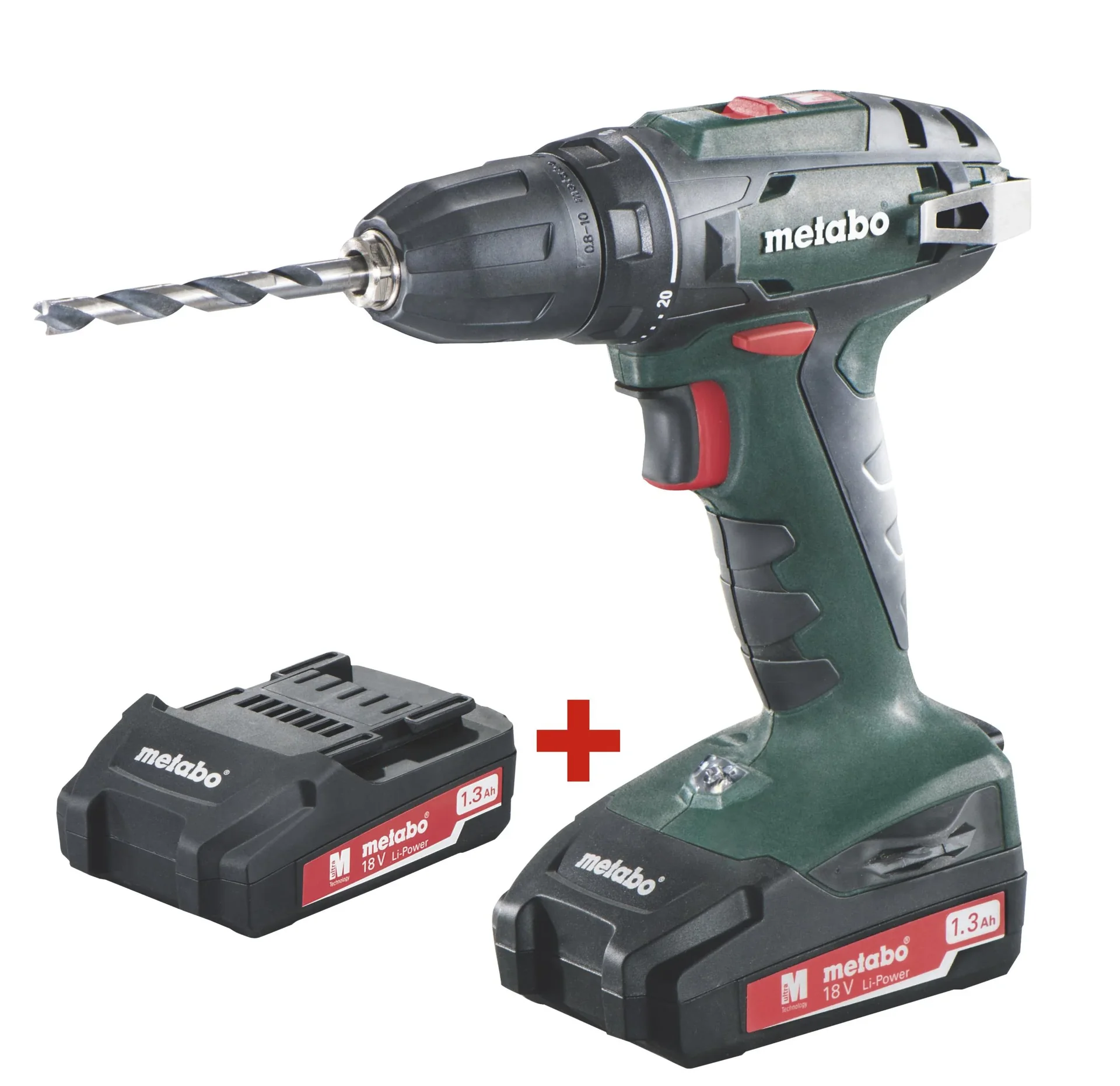 Akku Bohrschrauber BS 18 Li, 18 Volt, inklusive 2 Akkus 1,3 Ah