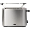 Toaster Edelstahl für 2 Toastscheiben mit Brötchenaufsatz, 800 Watt - ATO800STE