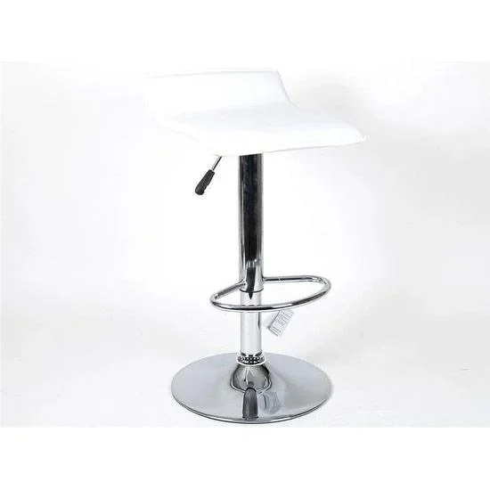 Gerimport Barhocker Weiß - 39x36x84 cm