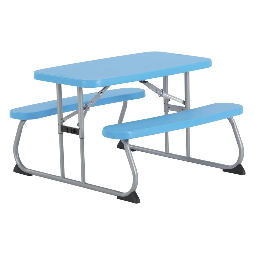 Kinder Picknicktisch blau