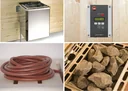 Saunaofenset - 4,5 kW OS 230 V mit Ofenanschlußkabel