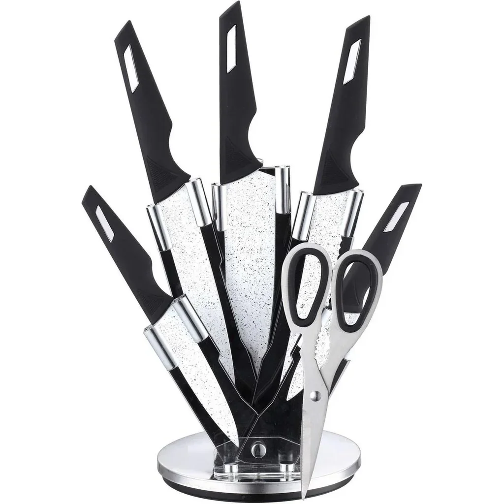 Bachmayer BM-314 7-teiliges Messerset - Inkl. Block & Schere