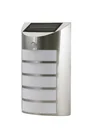 LED Solar Wandlicht aus Edelstahl mit Bewegungsmelder
