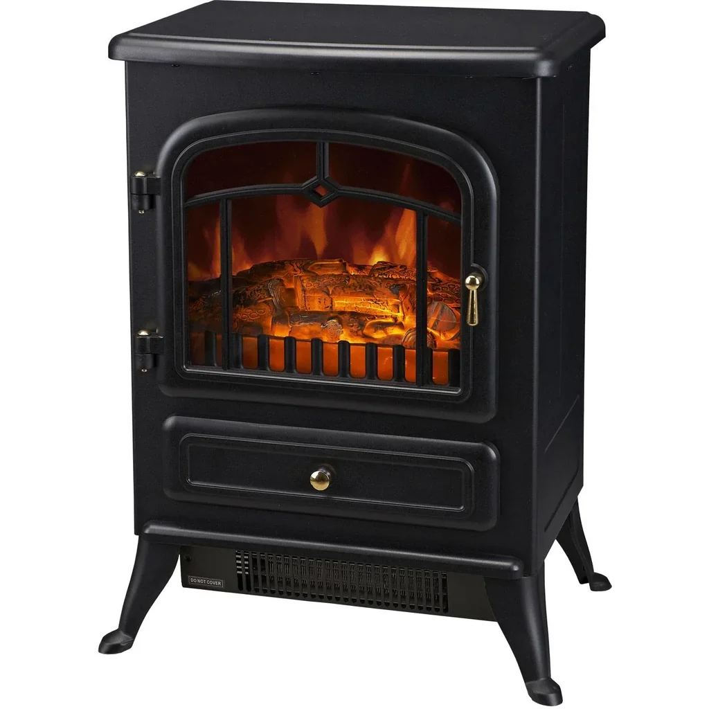 Elektrokamin Standkamin 1850 Watt Schwarz