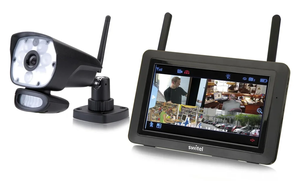 Digitales HD-Überwachungssystem HSIP6000 mit LED-Licht