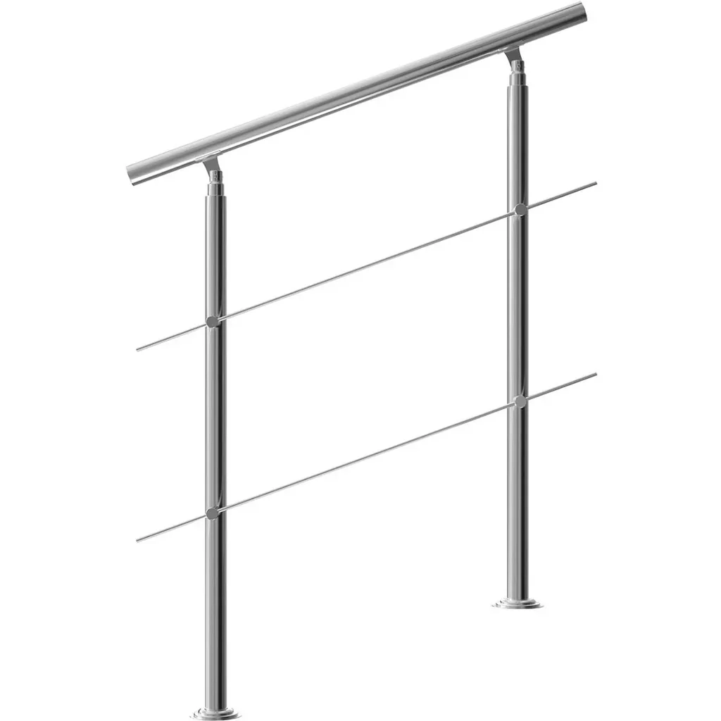 Handlauf Edelstahl 100cm 2 Halterungen