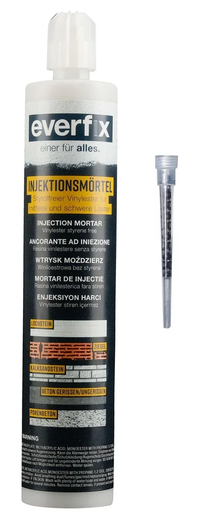 Nachkauf Set Injektionsmörtel, 6-8 Bohrlöcher