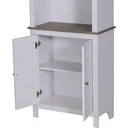 Büroschrank Büroregal Lagerschrank Aktenschrank Bücherschrank 3 x Fach Holz 60 x 30 x 175 cm