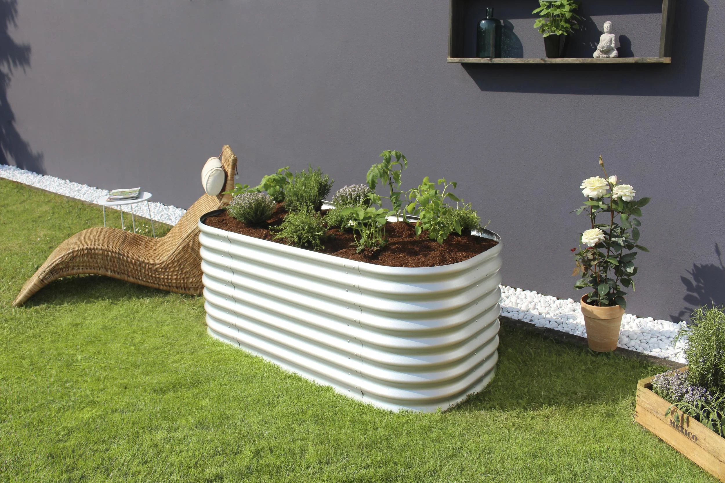 Hochbeet Terra 630, Farbe blank