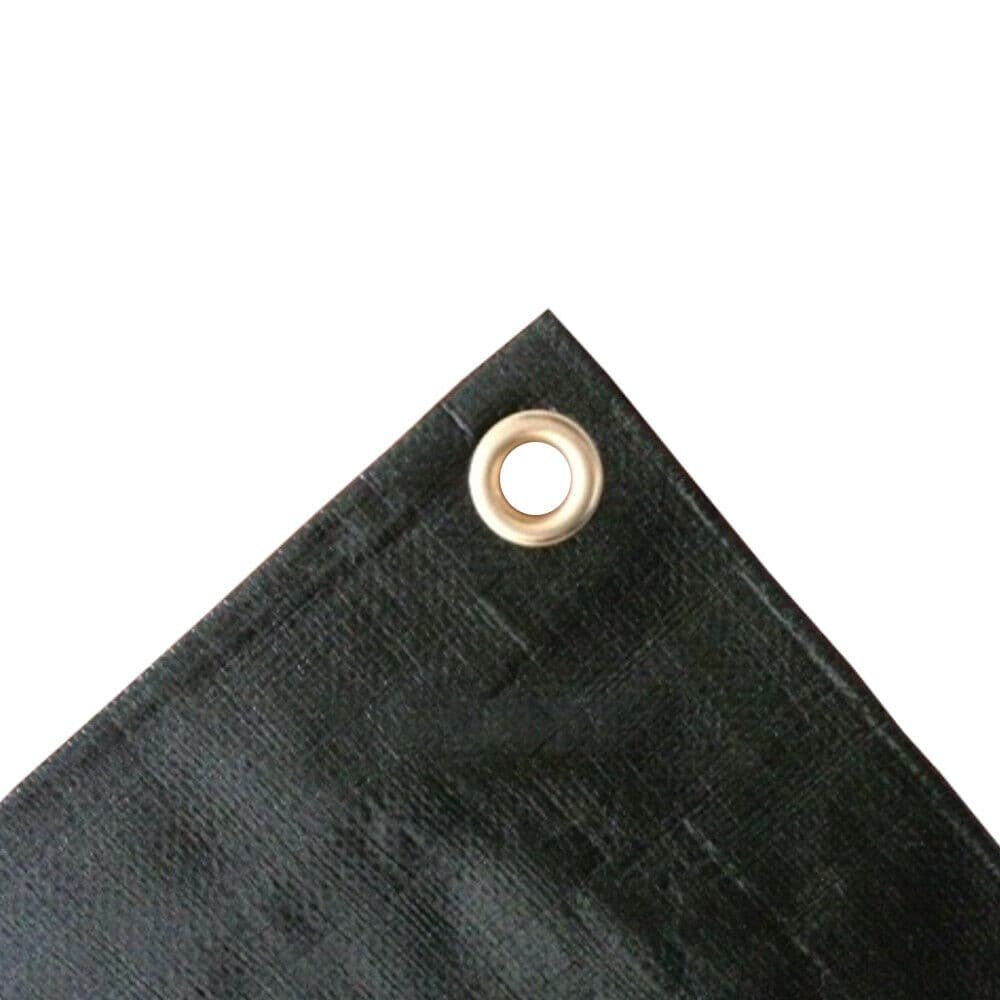 Abdeckplane 280g/m², Gewebeplane, Bauplane, grün 3x6 (18m²)