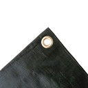 Abdeckplane 280g/m², Gewebeplane, Bauplane, grün 3x6 (18m²)