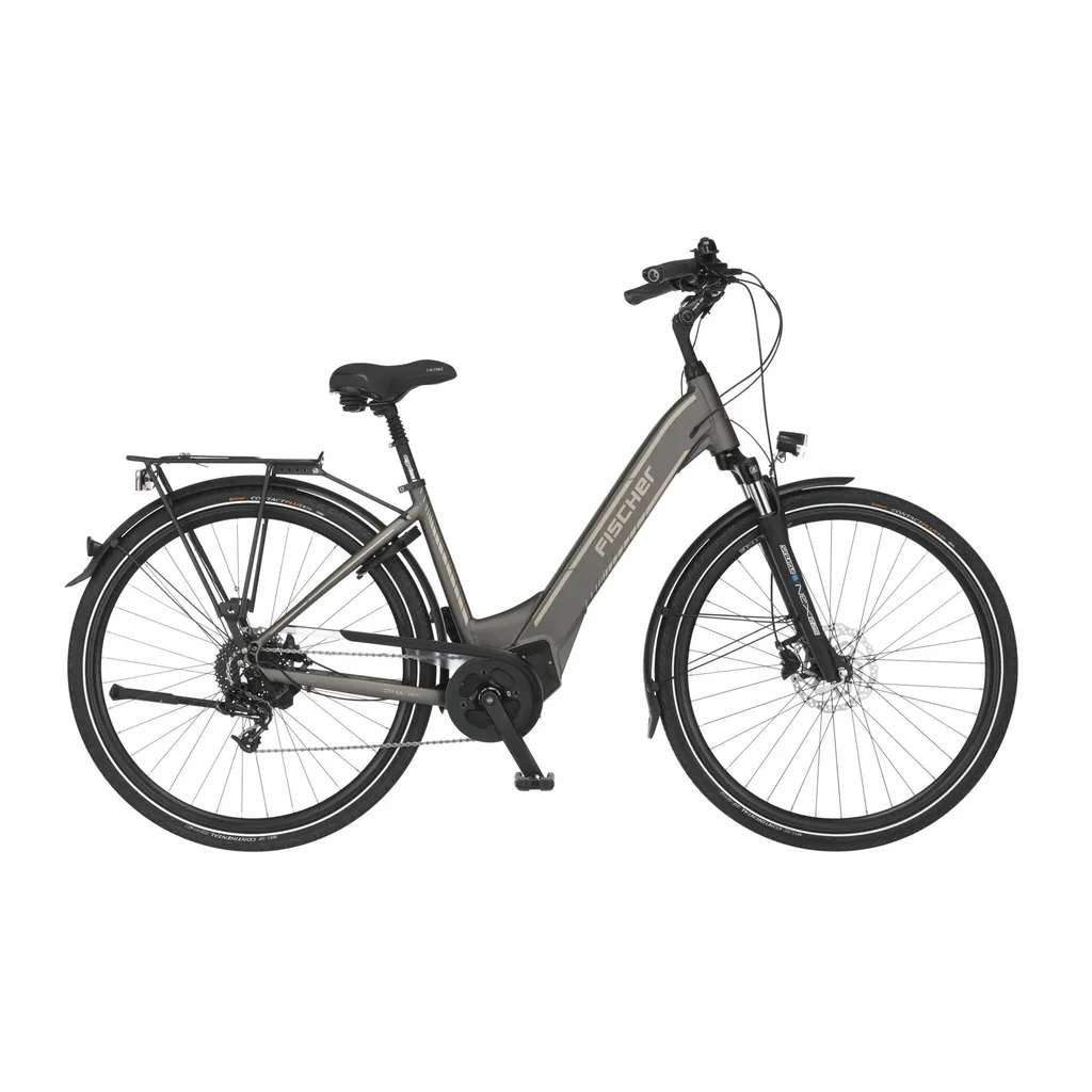 Unisex E-Bike City, 28 Zoll, Rahmengröße 44cm, 10-Gang Kettenschaltung, platingrau matt, CITA 6.0i