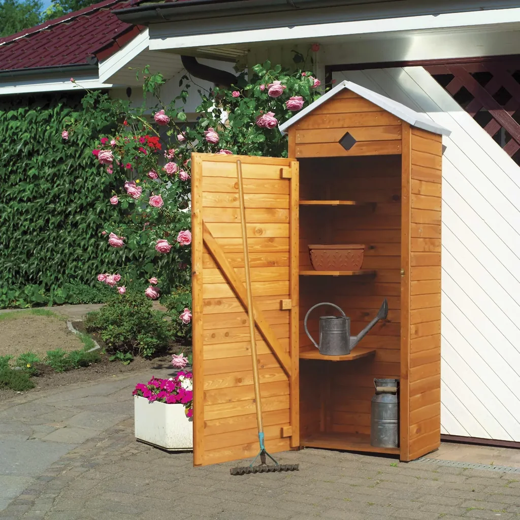 Gartenschrank "Babylon" honigbraun
