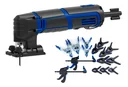 Mini Stichsäge 75 Watt inklusive 16-teiligem Klemmen und Zwingensatz