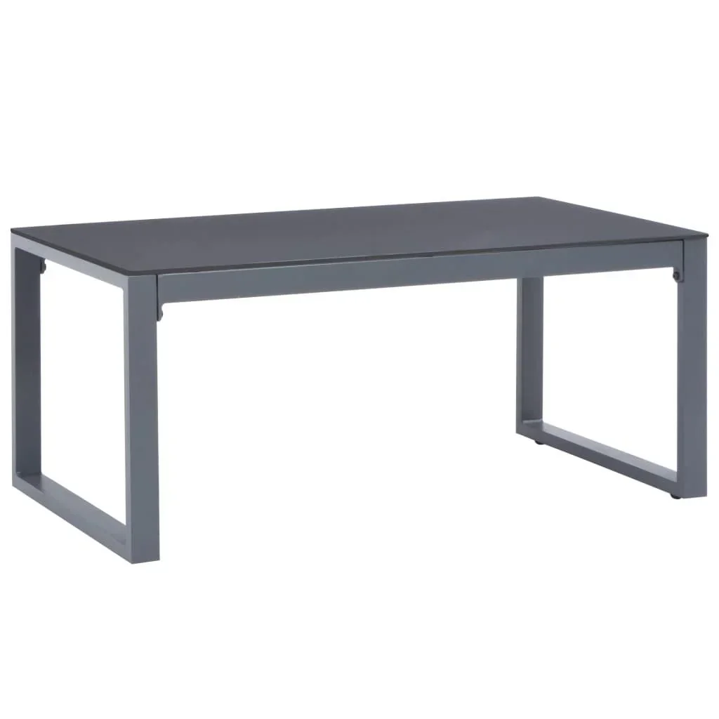 Couchtisch 90x50x40 cm Aluminium