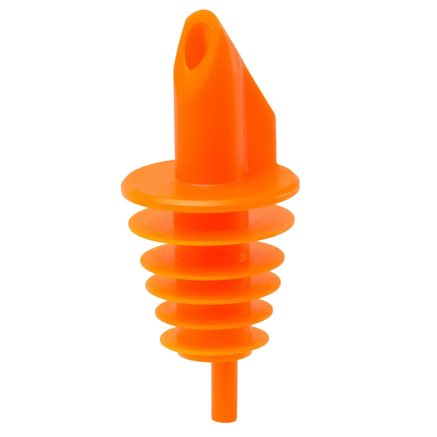 Ausgießer, Flaschenausgießer, Schnaps Dosierer für Flaschen Billy Neon Orange - für fast alle Flaschengrößen von 0,5 - 1,5 Liter Flaschen, 1 Stück