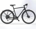 Herren City E-Bike 28 Zoll, Rahmenhöhe 55 cm, 8 Gang Kettenschaltung, schwarz, URBANICER 21.EMU.10