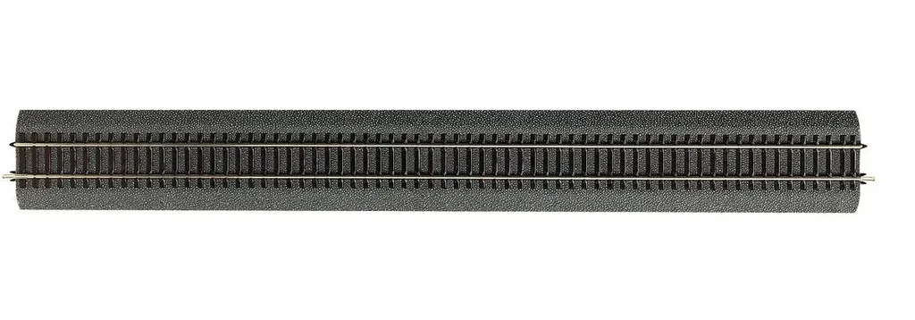 3 Stück Gerades Gleis G4 mit Bettung, Länge 920 mm